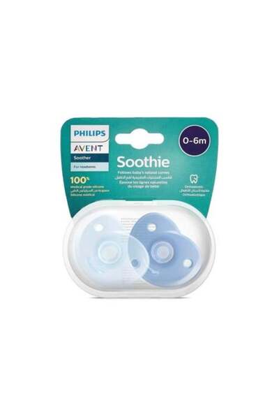 Philips Avent Soothie Newborn Pacifier 0-6 Months - Blue
