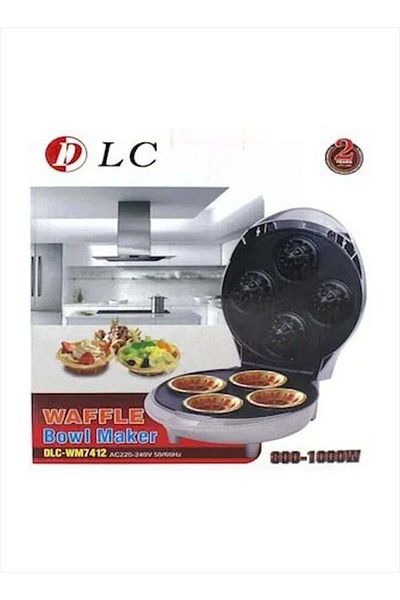 DLC Electric Waffle Maker Dlc-Wm7412 White/Black