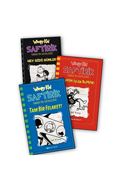 Epsilon Yayınevi Saftirik Greg'in Günlüğü (4) Hey Gidi Günler - Karışık İşler Bunlar - Tam Bir Felaket 10-11-12. Cilt
