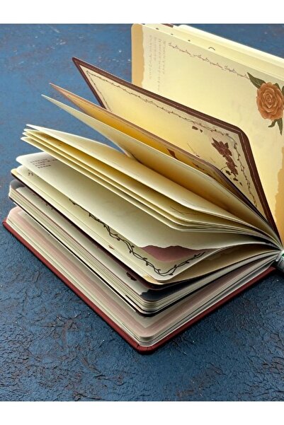 Kağıt Gemi Dükkan Special Design Little Prince 3 Pieces (Notebook+Post-It+Index) Claret Red Set/ Index/ Post-It /Notebook/ Sticky