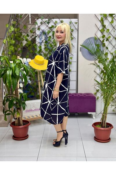 Punta Otantik Rm18103 Viscose Roman Dress