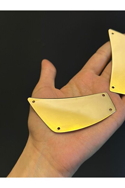 Gönülden Tasarım ZLATNO ŽUTI ČELIČNI ŠAV ZA OBUĆU OGRATKA 9X5 CM