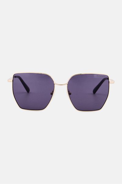 Gant Women Ga00011 Square Sunglasses, Gold