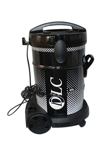 DLC مكنسة كهربائية أسطوانية معدنية سعة 25 لترًا وقوة 2200 واط DLC-39604 أسود/...