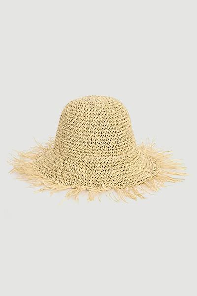 Gusto Beige Hairless Straw Hat