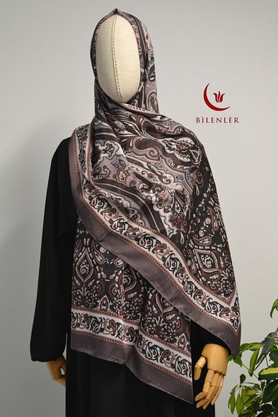Bilenler Ethnic Patterned Cotton Shawl – 70X190 cm