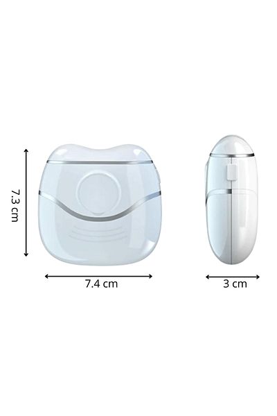 OEM Nail file, White, Portable and easy to carry, Compact and ergonomic, easy to handle