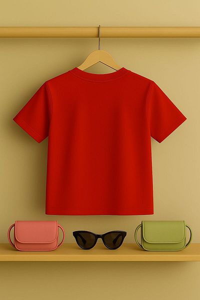 JOYBOY KİDS Cat Printed T-Shirt 3 12 Years Old Stone Pattern Looking Children's T-Shirt