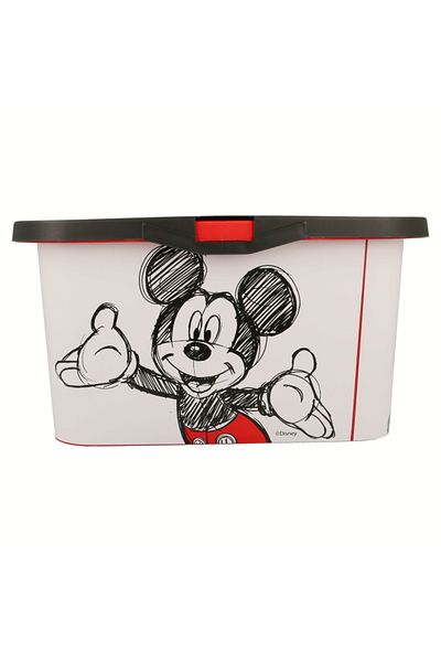 Mickey Mouse Storage box, plastic, with lid, 13 L, multicolor, 39x29x15 cm, Mickey Mouse, Disney