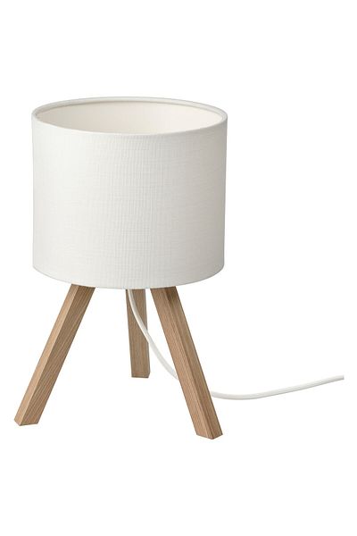 IKEA STORSEGEL Table Lamp, Ash/White
