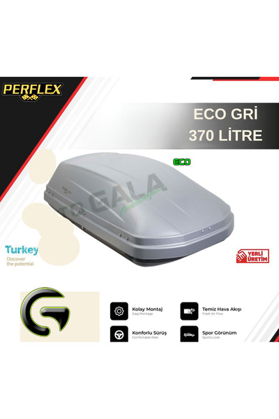 PERFLEX PORT BAGAJ 370 LT ECO GRI