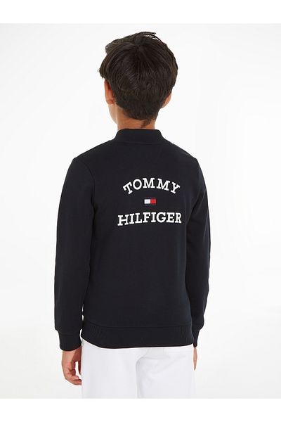 Tommy Hilfiger Boys Blue Zip Through Sweatshirt