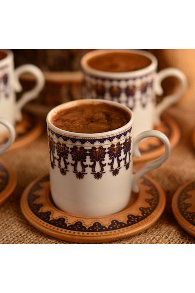 Bambum Menengiç Coffee Cup Set for 6 People