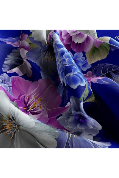 Levidor Квітковий сад Візерунок Блискучий кришталевий шарф