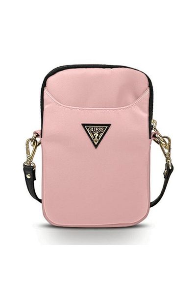 Guess Geanta dama Guess, Logo, Nylon, 19x12x3 cm, Roz 305069051 3700740491225 GUPBNTMLLP