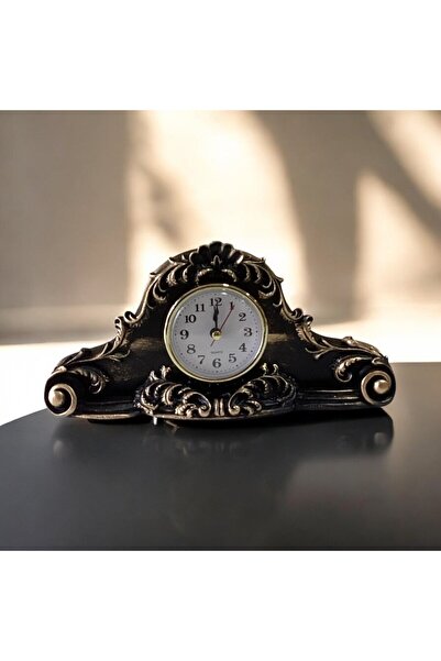 Gold home design Dekoratif Eskitme Masa Saati
