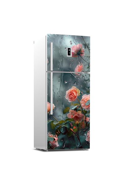 Tilki Dünyası Refrigerator and Dishwasher Set Sticker 0397