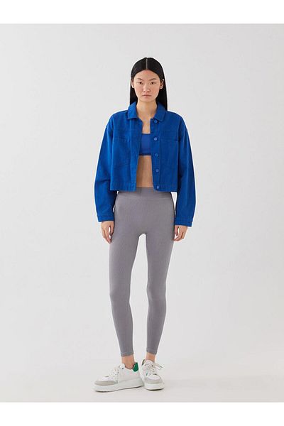 LC Waikiki Leggings pentru femei, drepte, fără cusături, cu talie elastică (Vechi)