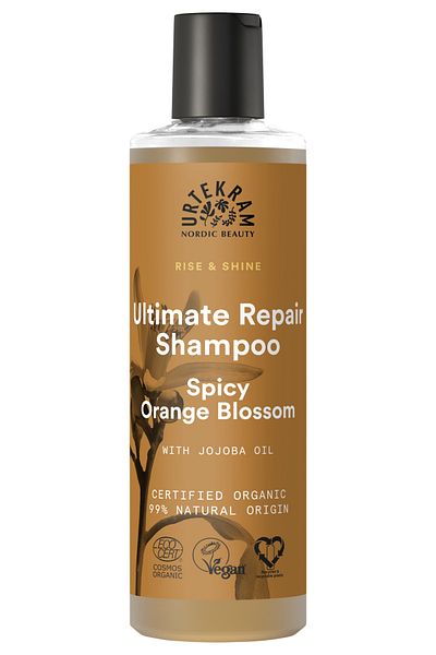 Urtekram Organic Rise & Shine Shampoo (Spicy Orange Blossom, Repairing) 250ml