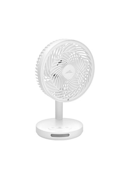 ETA Cordless table fan ETA Windy 0607 90000, 16.6 cm, 3 speeds, LED lighting, white