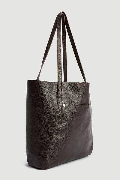 Gusto Brown Large Leather Bag