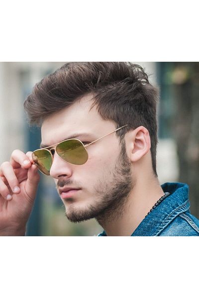 Ray-Ban Ray Ban Unisex Pilot Sunglasses- Rb 3025 - Lense Size:58mm - Matte Gold