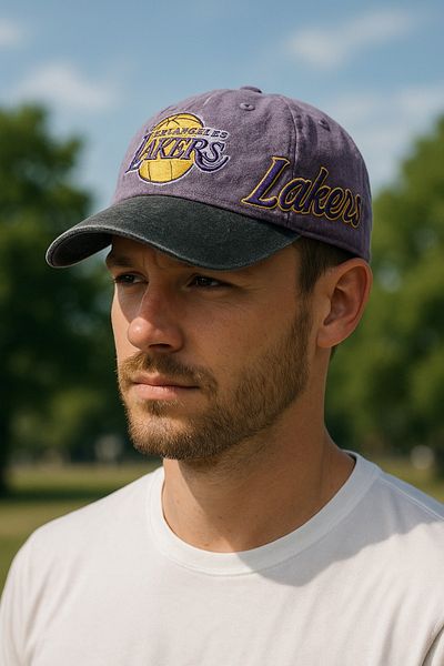 LAGRANZE Los Angeles Lakers Embroidered Men's Nba Hat