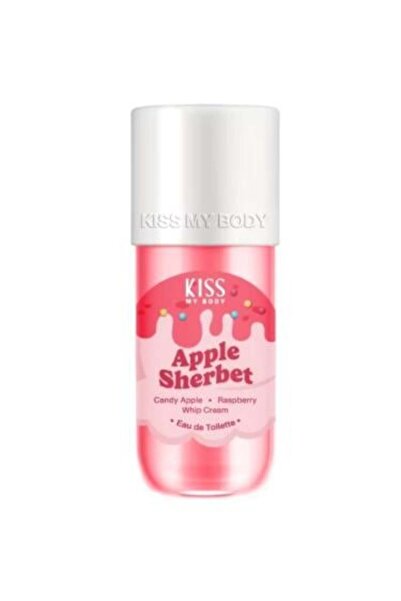 kiss my body معطر للشعر والجسم برائحة شربات التفاح من - 88 مل