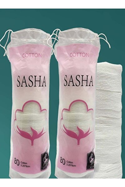 SASHA Pure cotton pads, 160 pieces (2-pack)