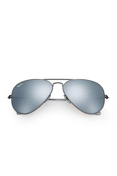 Ray-Ban Ray Ban Unisex Pilot Aviator Large Metal Sunglasses- Rb 3025 - Lense Size:58mm - Matte Gunmetal