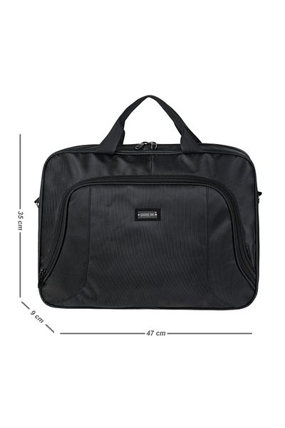 barberri 17. 17.2 Inch Lined Foam Protected Suitcase Case and Laptop Bag
