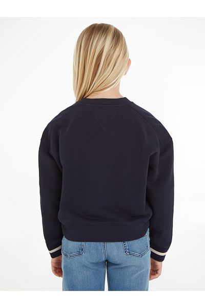 Tommy Hilfiger Girls Blue Heavy weight Sweatshirt