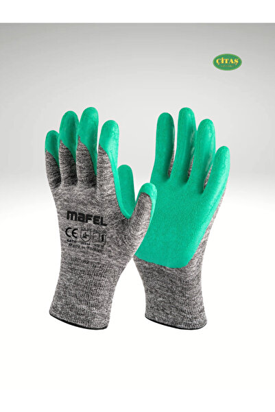 ÇİTAŞ Mafel Kaydırmaz Eldiven 10 Numara Xl Mf-080 Camcı Latex 1/2 Yeşil Eldiven