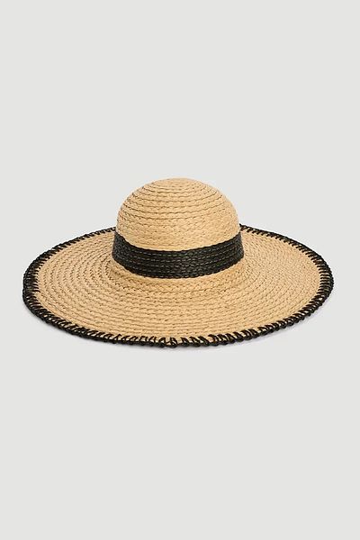 Gusto Stitched Black Hat