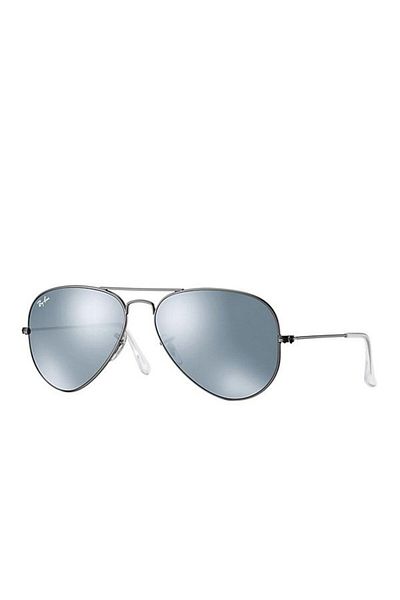 Ray-Ban Ray Ban Unisex Pilot Aviator Large Metal Sunglasses- Rb 3025 - Lense Size:58mm - Matte Gunmetal