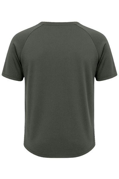 GHASSY CO. Ghassy Co. Ανδρικό μπλουζάκι Raglan Oval Cut 100% βαμβακερό μαλακό με υφή Crew Neck