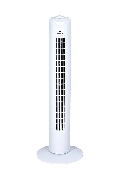 LENTZ Tower fan LENTZ 80043, 45W, 81cm, 3 speeds, oscillation, timer, white