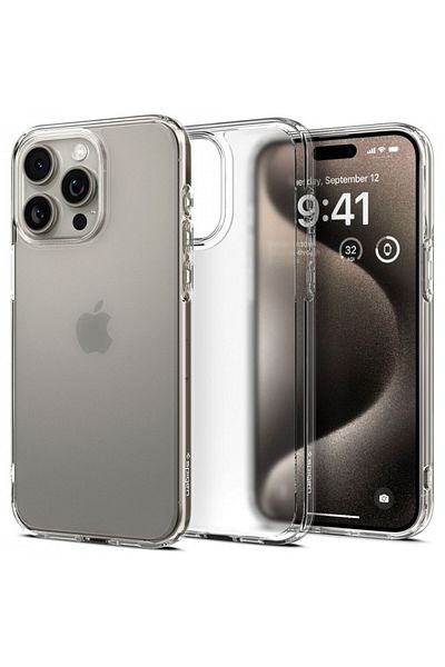 Spigen Case for IPhone 15 Pro Max case, Ultra Hybrid - Frost Clear