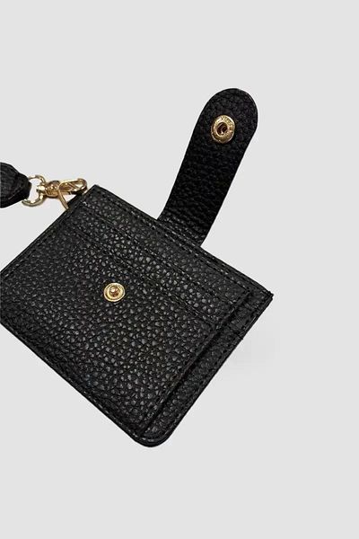 Gusto Black Credit Card Holder Wallet