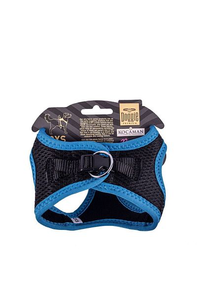 Doggie Cool Woven Neon Small Breed Collar Blue 26-30 cm