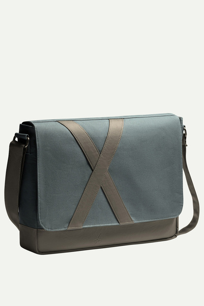 KAFT Geantă orizontală unisex - Nevend - Storm