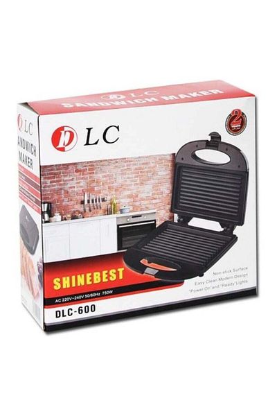 DLC Sandwich Maker 750 W DLC-600 Black