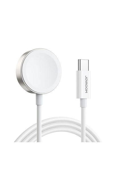 REDz Accessories Încărcător wireless pentru Apple Watch, 1,2 m, Joyroom S-IW004, mufă Type-C, alb