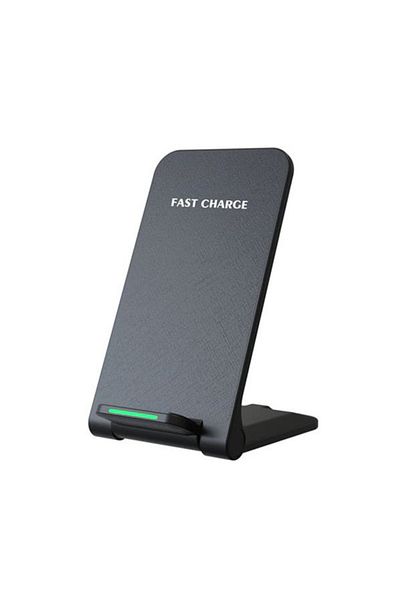 REDz Accessories Încărcător wireless, LED, încărcare rapidă, universal, negru