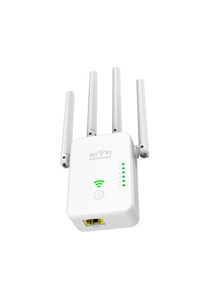 Forzacase 2.4GHz 300 Mbps 4 Antenli Kablosuz Wifi Güçlendirici Access Point Repeater - FC1021