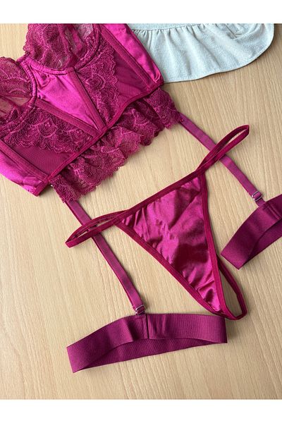 EDLİNGERİE Benoit Garter Set with Leg Accessories