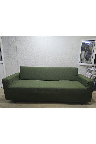 Rişte Home أريكة جاكار عالية الجودة نصف تراكب 3 3 1 1 نمط شريط مرن، غطاء مقعد، طقم غمد