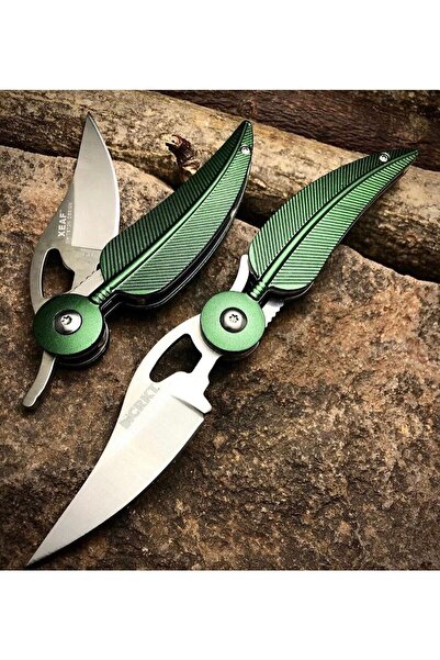 John Connely Paslanmaz Çelik Kaliteli Model Tüy Görünümlü Çakı - 19 Cm