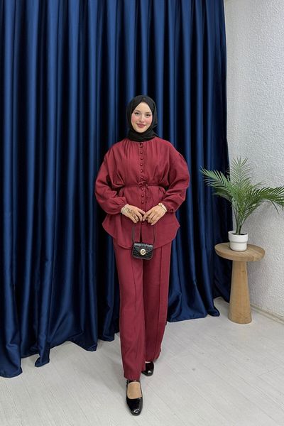 lurex moda Premium Button Suit
