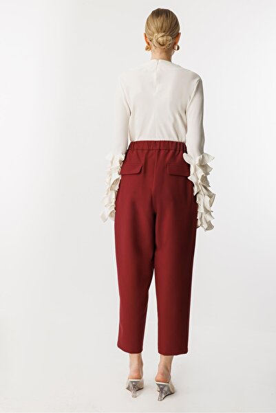 Ghisa 25YGSPNT8542 Παντελόνι μπορντό